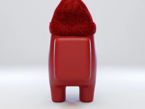among us beanie character 3D Model