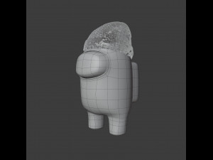 among us beanie character 3D 模型