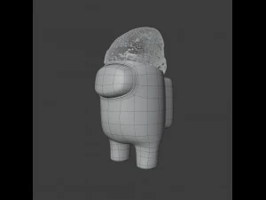 among us beanie character 3D Model