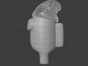 among us beanie character 3D Model