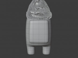 among us beanie character 3D 模型