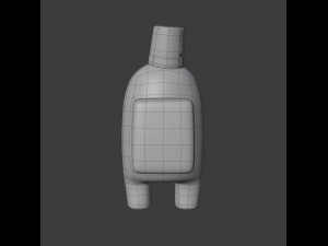 among us fez character Modello 3D