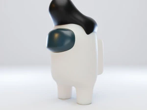 entre nosotros personaje copete Modelo 3D