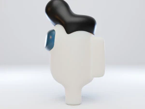 entre nosotros personaje copete Modelo 3D