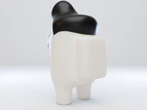 entre nosotros personaje copete Modelo 3D