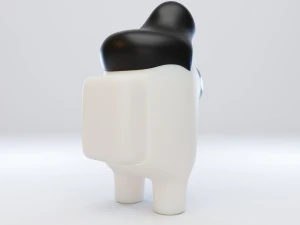 entre nosotros personaje copete Modelo 3D