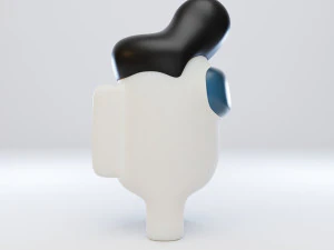 entre nosotros personaje copete Modelo 3D