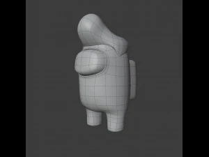 entre nosotros personaje copete Modelo 3D