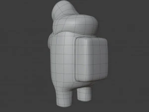 entre nosotros personaje copete Modelo 3D
