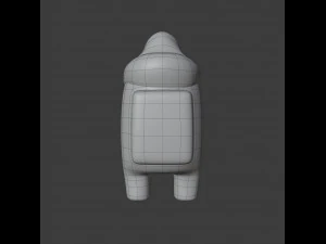 entre nosotros personaje copete Modelo 3D