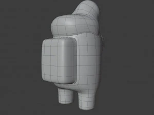 entre nosotros personaje copete Modelo 3D