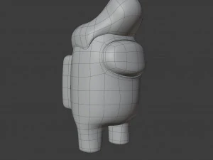 entre nosotros personaje copete Modelo 3D