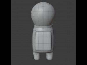 among us astronaut helmet character 3D 모델