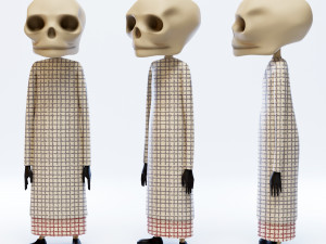 duck death and the tulip death character 3D Model