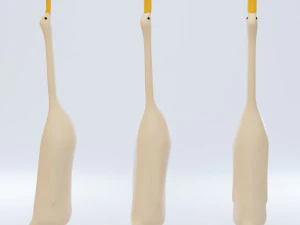 la morte dell'anatra e il personaggio dell'anatra tulipano Modello 3D