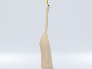 duck death and the tulip duck character Modello 3D