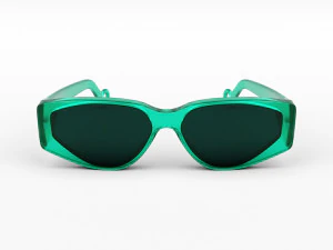 gafas de sol turquesas Modelo 3D