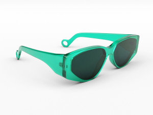 turquoise sunglasses Model 3D