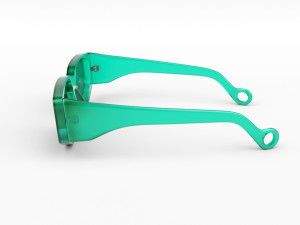 turquoise sunglasses Model 3D