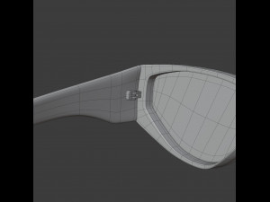 turquoise sunglasses Model 3D