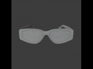 turquoise sunglasses Model 3D