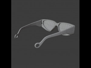turquoise sunglasses Model 3D