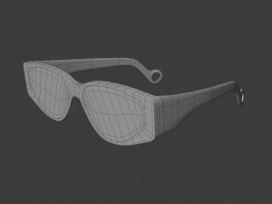 turquoise sunglasses Model 3D