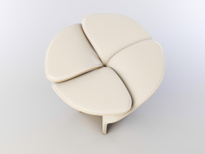 blossom stool snow 3D Model