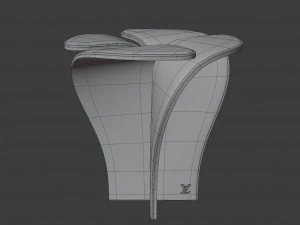 flor fezes neve Modelo 3D