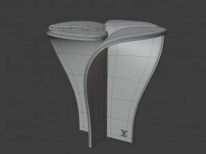 flor fezes neve Modelo 3D