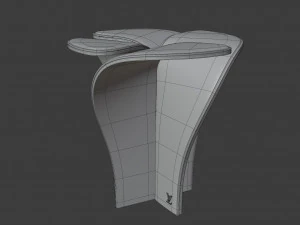 flor fezes neve Modelo 3D