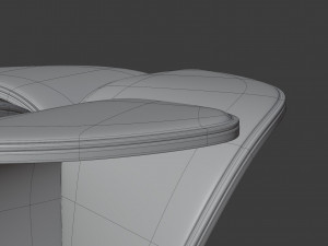 blossom stool snow 3D Model