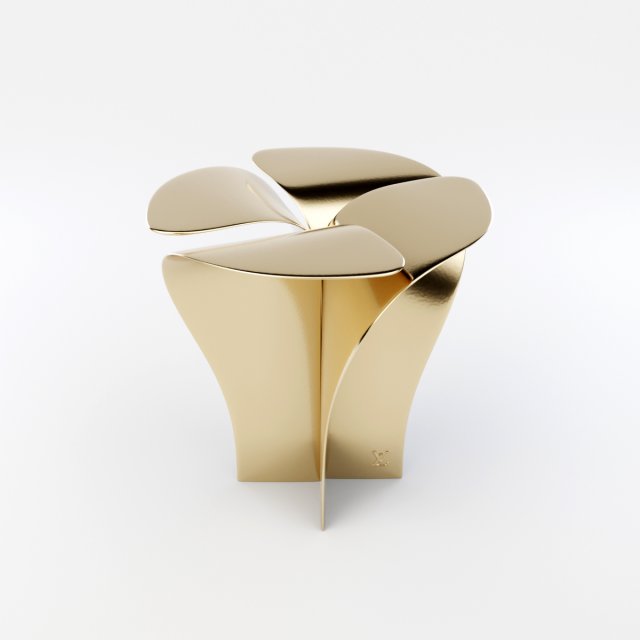 blossom stool metallic Modelo 3D .c4d .max .obj .3ds .fbx .stl .blend 