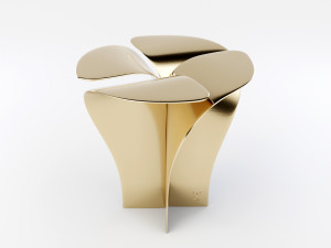 blossom stool metallic 3D Model