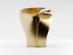 blossom stool metallic Modelo 3D