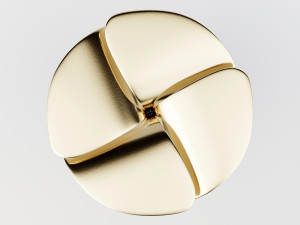 blossom stool metallic Modelo 3D