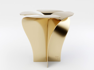 blossom stool metallic Modelo 3D