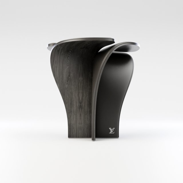 blossom stool anthracite Modelo 3D .c4d .max .obj .3ds .fbx .stl .blend 