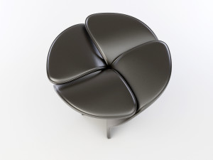 blossom stool anthracite Modelo 3D