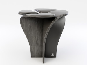 blossom stool anthracite Modelo 3D