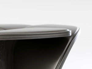 blossom stool anthracite Modelo 3D