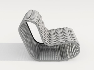 buit garden armchair Modello 3D