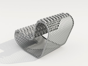 buit garden armchair Modello 3D