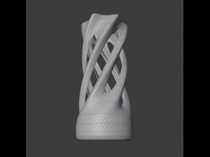 twist vase Modelo 3D