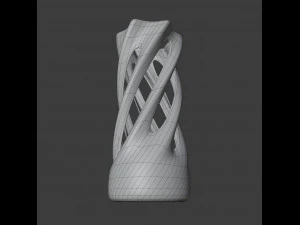 twist vase 3D Model