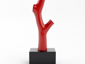 coral vase 3D Модель