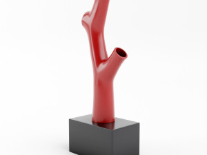 coral vase Modello 3D