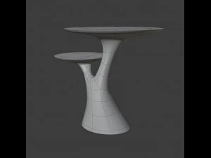 rabbit tree table 3D Model