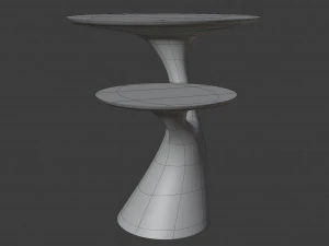 rabbit tree table 3D Model