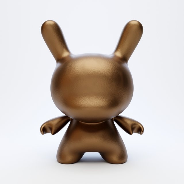 dunny bronze 3D Model .c4d .max .obj .3ds .fbx .stl .blend 